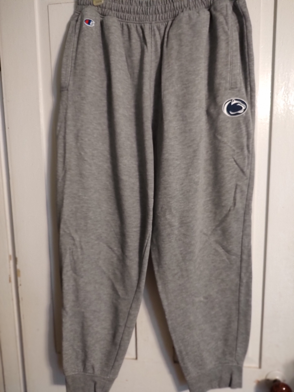 Champion Penn State Nittany Lions Men’s Fleece Sweatpants XL Gray Pockets